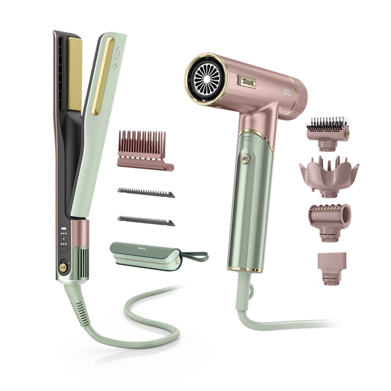 Shark SpeedStyle™ Hair Dryer & SilkiPro™ Straightener Bundle in